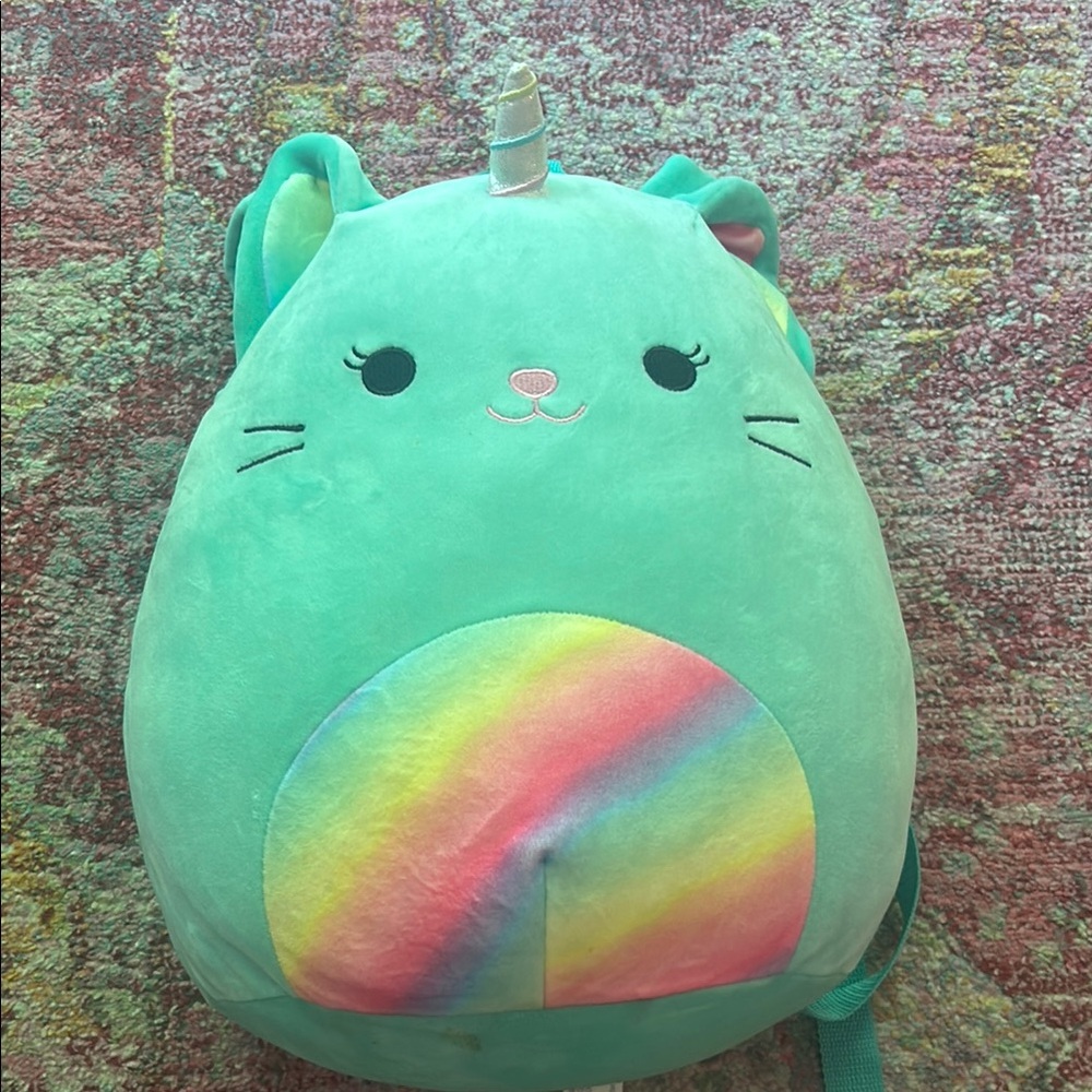 Squishmallows Teal Plush Toy